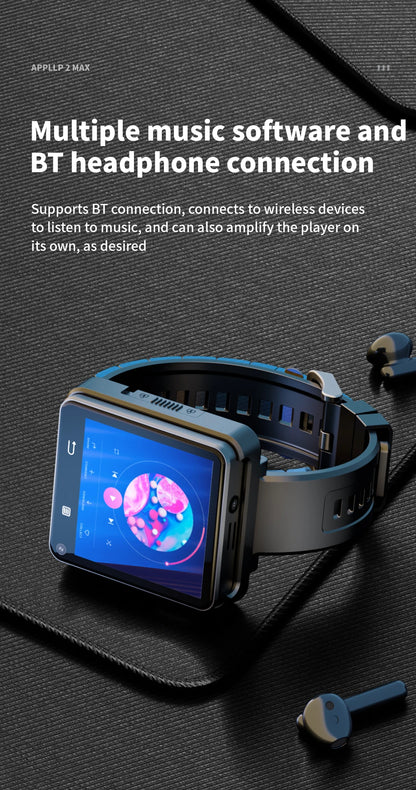 Domars Full Netcom Multi-language Smart Watch 2.64-inch Large Screen 1200mAh Large Battery Video Call APP Downloading