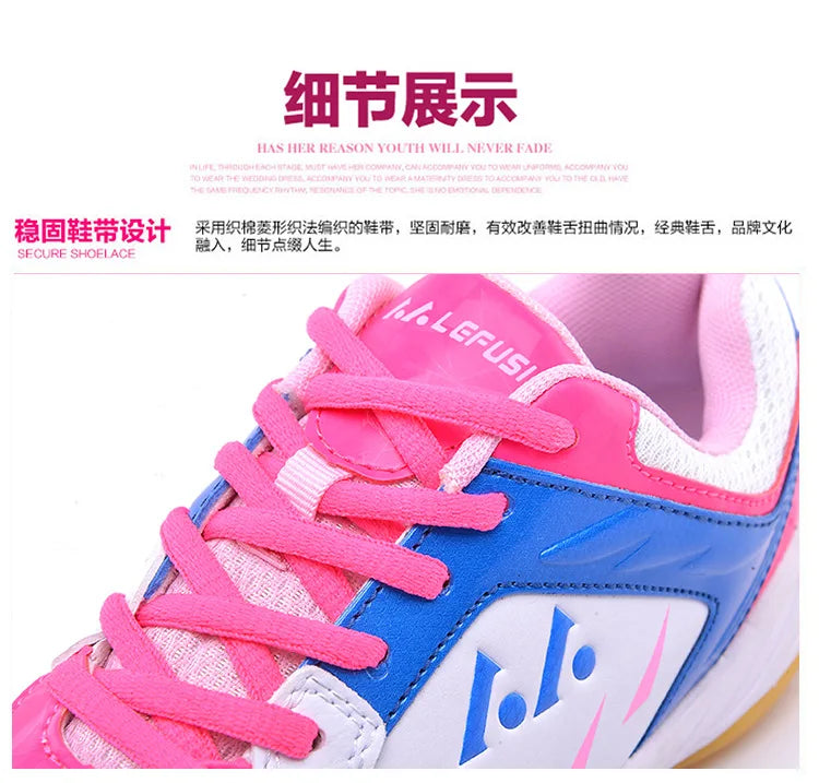 New Badminton Shoes Professional Competition Men and Women Unisex Sports Shoes Tennis Shoes Lightweight Table Tennis Sneakers