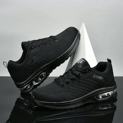 Men's Running Shoes Outdoor Sports Casual Mesh Tennis Shoes, Lace-Up Lightweight Gym Jogging Shoes for Men, 2025 New Male Sneakers