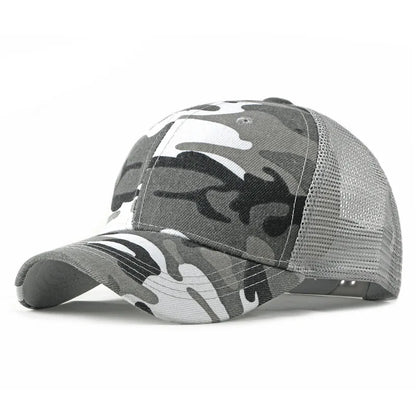 Camouflage Baseball Cap Women's Men's Snapback Hip Hop Cap Group Activity Camo Hats For Women Men Army Cap Female Bone Male