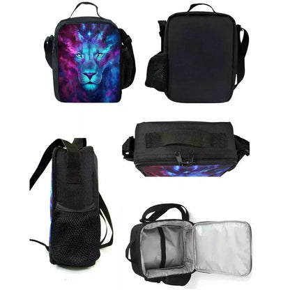 Hot Game Shooting Fortnites Child Insulated Large Capacity Bag for Boy Girl Student Outdoor Resuable Thermal Cooler Lunch Box