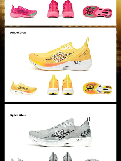 CIERSES MFXZG carbon plate marathon running racing shoes professional package support shock absorber ultra-light sports shoes