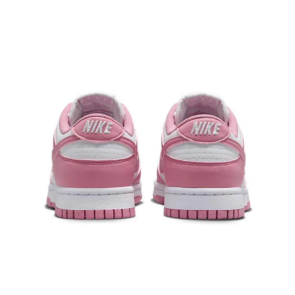 „NIKE Dunk Low Retro“ moteriški bateliai, rožiniai ir balti, žemi, retro stiliaus kasdieniai sportiniai bateliai, patvarūs sportiniai bateliai, riedlentininkų bateliai DD1873-112