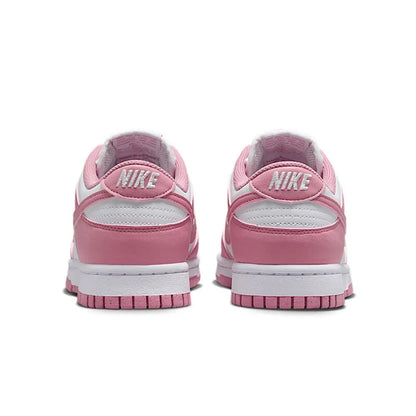 „NIKE Dunk Low Retro“ moteriški bateliai, rožiniai ir balti, žemi, retro stiliaus kasdieniai sportiniai bateliai, patvarūs sportiniai bateliai, riedlentininkų bateliai DD1873-112