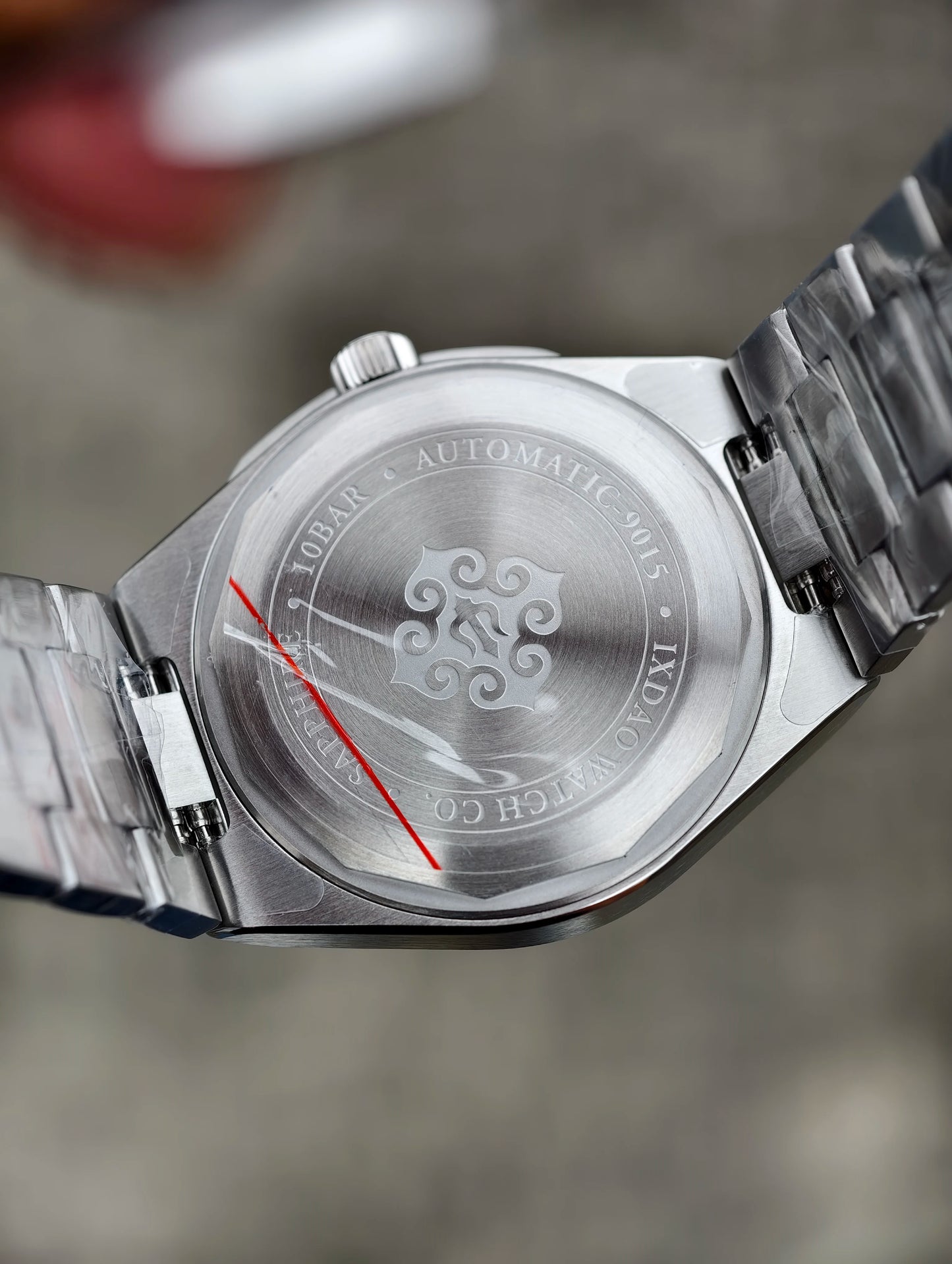 IX&DAO 2026 neue Warrior 37mm Herren-Automatikuhr, mechanisch, Emaille-Zifferblatt, Miyota 9015, Saphirglas, Edelstahl, wasserdicht bis 10Bar
