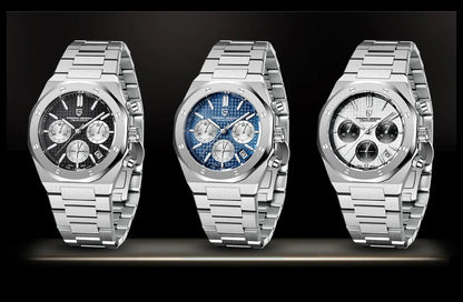 2025 PAGANI DESIGN PD1707 Mens Quartz Wristwatches 40MM Stainless Steel Sapphire Glass Waterproof Luxury Clock Gift Reloj Hombre