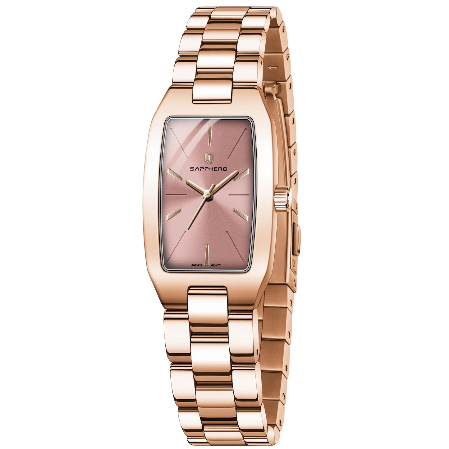 SAPPHEROLuxury Women's Watch Stainless Steel Strap Waterproof Watch Ultra-thin Dial  Fashion Simple Women's Watch Accurate Watch