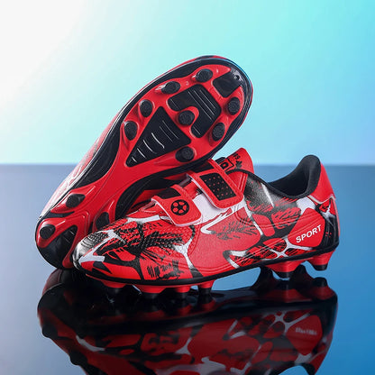 Soccer Cleats for Men and Women Breathable Lightweight Anti-Slip Firm Ground for Outdoor Football Training Match Sports