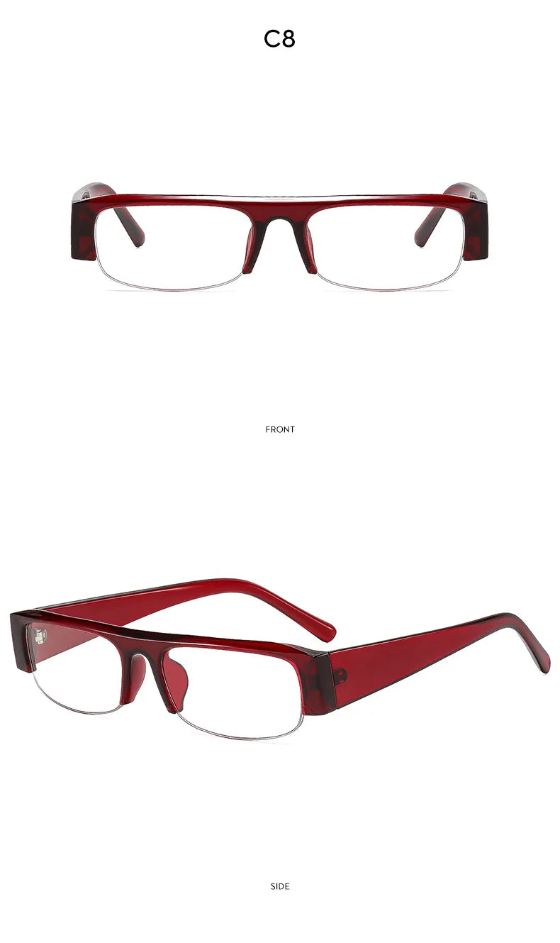 ochelari de soare vintage, mici, dreptunghiulari, cu jumătate de ramă, negri, cu lentile în degrade leopard, pentru femei, ochelari de soare la modă pentru condus
