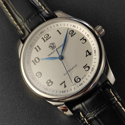 Vakuy Automatic Mechanical Watch Man's Business Auspicious Face Seagull ST2130 Movement Blue Pointer Waterproof Men's Watch