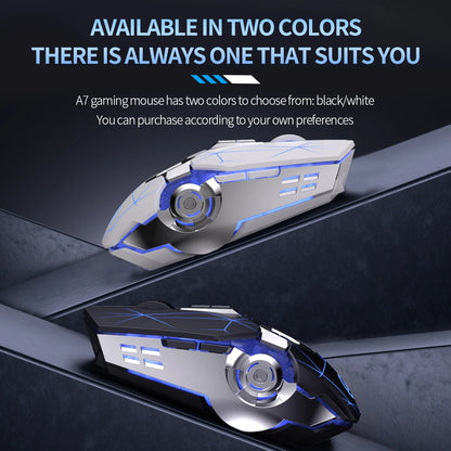 2.4G Wireless Mouse 6D Optical Rechargeable Wireless Mouse Noiseless Mice DPI1600 for Macbook PC Laptop