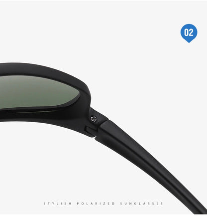 VCKA Ochelari de soare polarizați pentru bărbați, pentru miopie, de sport, cu prescripție medicală, pentru activități în aer liber, cu rame mici, ochelari pentru femei, optică, ochelari personalizați -0,5 până la -6,0