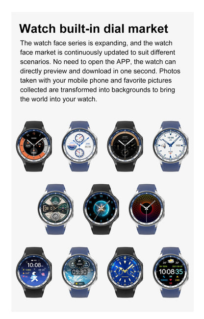 2025 New For OPPO Watch X High-End Business Watch Men 32Gb Memory Video Playback Smart Watch Sports Fitness Waterproof Bracelet
