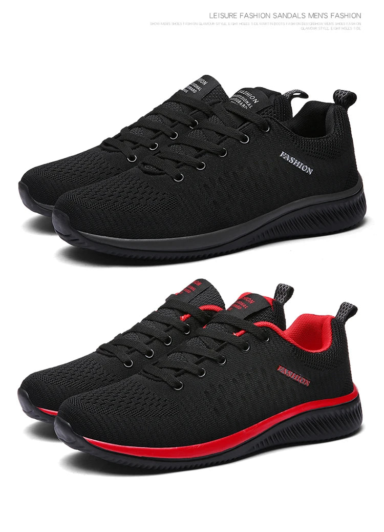 Men's Running Shoes Breathable Light Comfortable Men's Casual Shoes Tennis Outdoor Slip-On Walking Sneakers