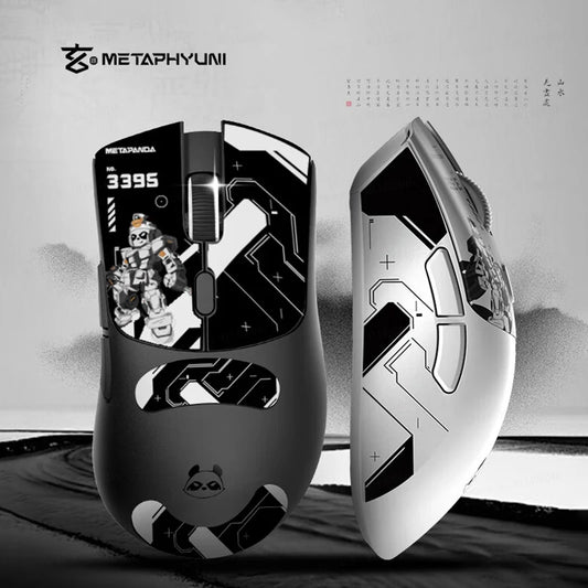 Metaphyuni Metapanda P1 Wireless Mouse P1 Pro Max Paw3395 Low Latency Lightweight E-Sports Gaming Mouse Ergonomics PC Gamer Gift