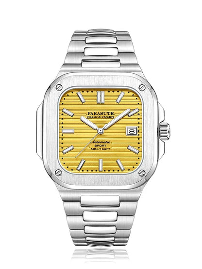 FARASUTE Automatic Mechanical Luxury Men's Watch Miyota9019 Movement Ultrathin 8.9mm Luminous 5ATM Waterproof Wristwatches Male
