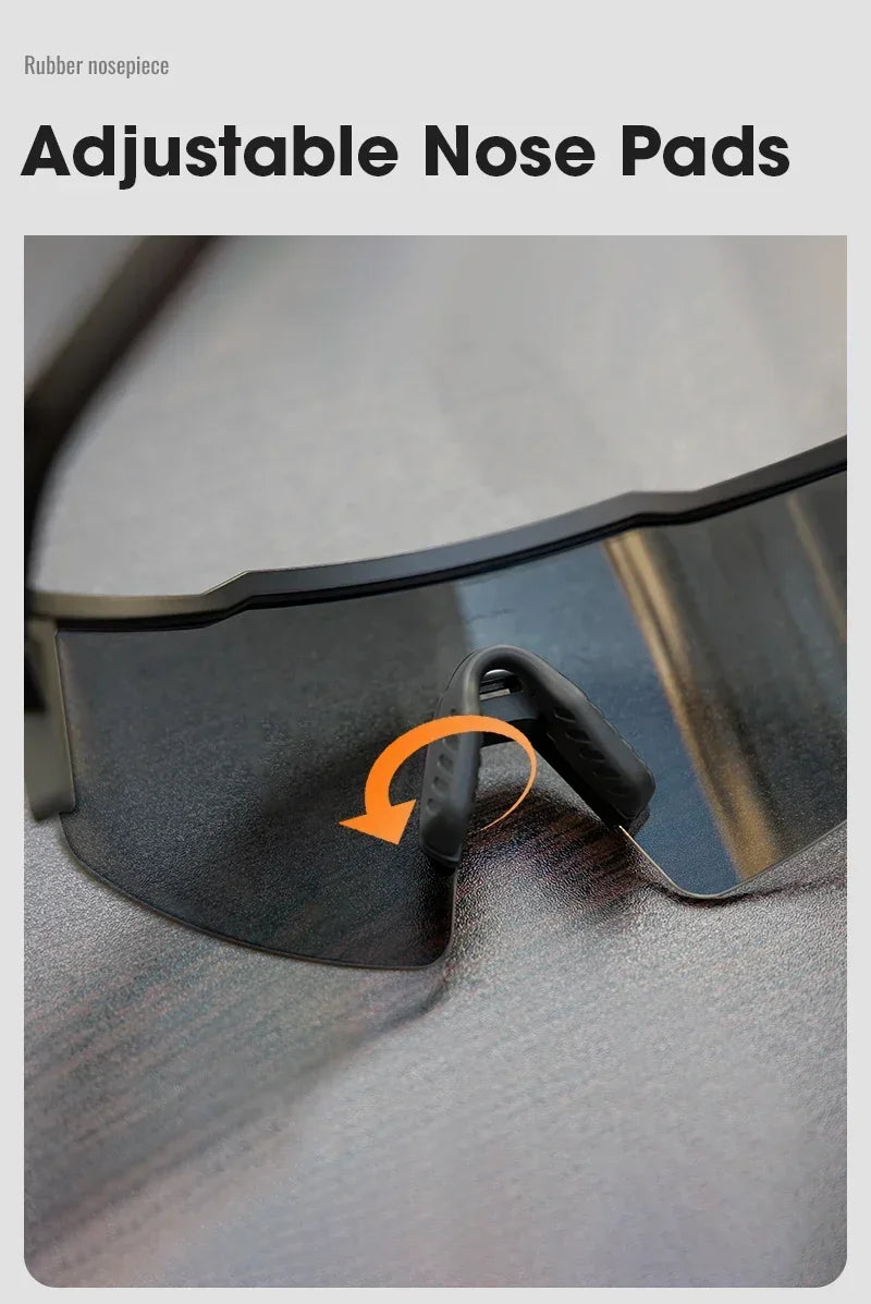 Ochelari de soare fotocromatici Kapvoe pentru ciclism, ochelari pentru bărbați, ochelari de modă, pentru bicicletă de munte, pentru ciclism în aer liber, pe șosea, ochelari de protecție, ochelari sportivi, MTB, bicicletă