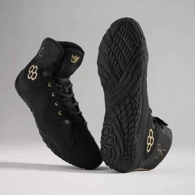 Men's and Women's Wrestling Shoes Competition Sport Gym Training Shoes Top Quality Comfortable Boxing Sport Shoes Sizes 36-45