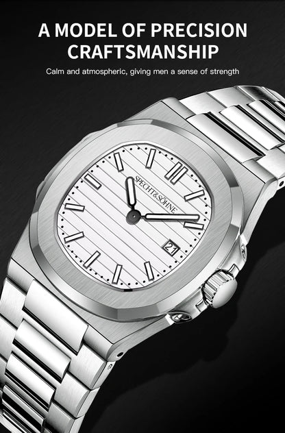Specht & Söhne New Arrivals Mens Watch Rose Gold 5711 Classic Sports Watches Ultrathin Stainless Steel Sapphire 50M Waterproof