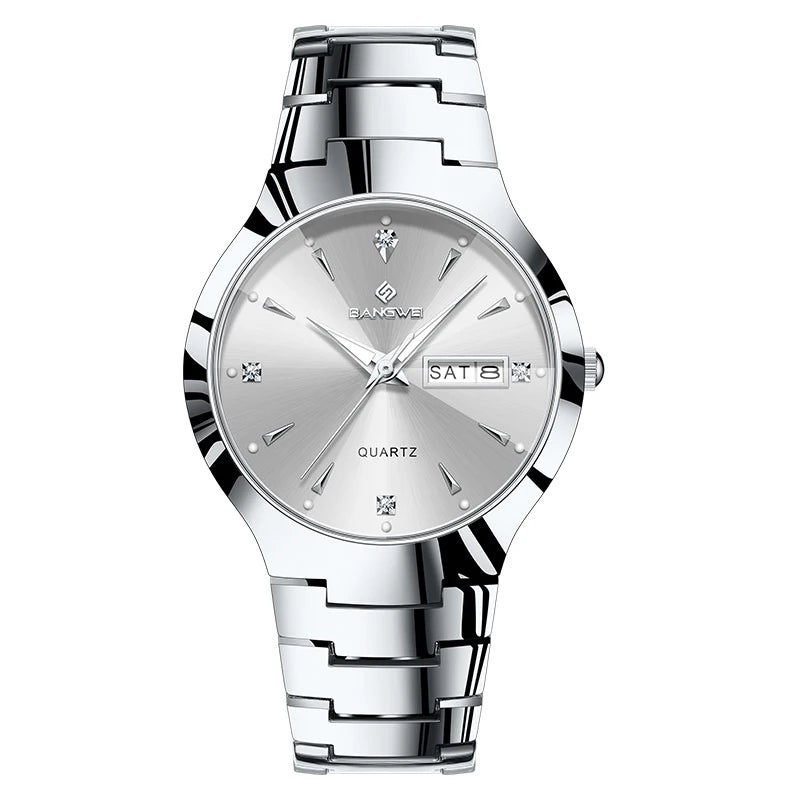 BANGWEI 2026 NEW Women's Watch Fashion Waterproof Luminous Elegant Weekly Calendar Exquisite women's quartz wrist watch reloj