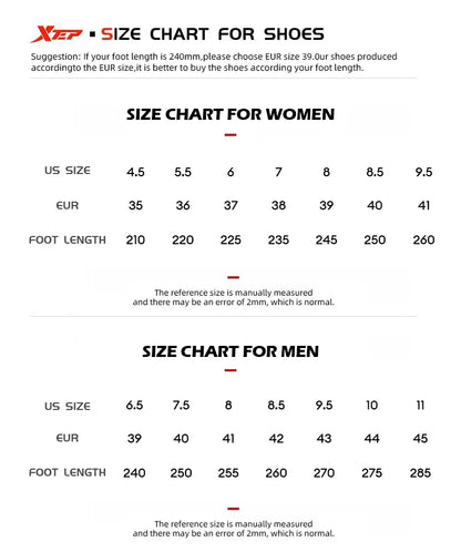 Xtep 2000km 5.0 Running Shoes Soft Universal Sneakers Cushion Durable Jogging Wear-Resistant Lightweight Shoes 874119110023