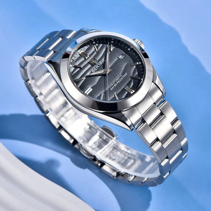 BENYAR best seller 40MM Luxury Mechanical Automatic Watch 316L Stainless Steel Waterproof Calendar Fashion SimpleWatches for Men