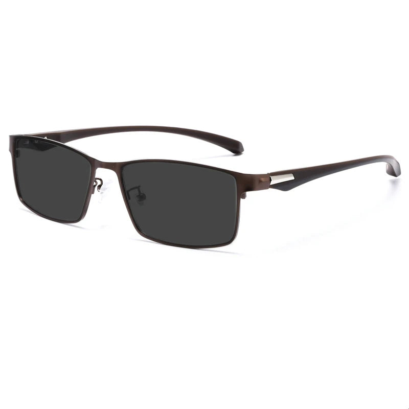 LOERHUNAR – Design de marcă pentru ochelari de soare retro pentru bărbați, destinați mediului de afaceri, pentru miopie, cu dioptrii de la 0 la -0,75, -1,0, -1,5, -1,75, -2,0, -2,5, -3,0 până la -6,0