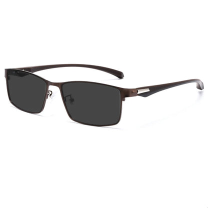 LOERHUNAR – Design de marcă pentru ochelari de soare retro pentru bărbați, destinați mediului de afaceri, pentru miopie, cu dioptrii de la 0 la -0,75, -1,0, -1,5, -1,75, -2,0, -2,5, -3,0 până la -6,0