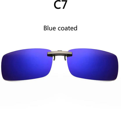 BOYSEEN Ochelari de soare polarizați cu clemă, lentile pentru vizibilitate zi și noapte la volan, unisex, sport, pescuit, ochelari pentru miopie, bărbați, femei, călătorii, activități în aer liber