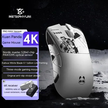 Metaphyuni Metapanda P1 Wireless Mouse P1 Pro Max Paw3395L ow Latency Lightweight E-Sports Gaming Mouse Ergonomics Pc Gamer Gift