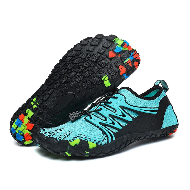 Men's Trail Running Shoes, Lightweight Athletic Zero Drop Barefoot Shoes Non-Slip Outdoor Walking Minimalist Shoes for Women