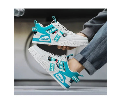 Sapatilhas de skate para homem, verão, em pele, casuais, moda, outdoor, corrida, desporto, caminhada, ténis, plataforma, designer, luxo