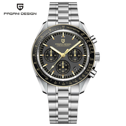PAGANI DESIGN PD1701 Tribute to CK2998 Moon Watch Retro Quartz Watch For Men AR Sapphire crystal Sport Chronograph Man 2026 New