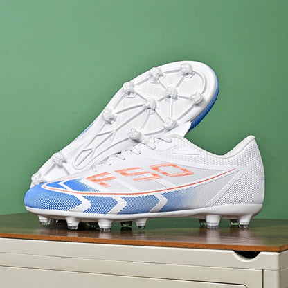 Nouvelles chaussures de football pour hommes, chaussures de sport ultralégères, chaussures de football pour matchs en plein air, futsal, haute cheville, respirantes, antidérapantes, de haute qualité