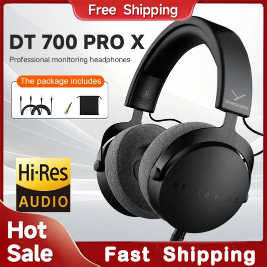 Beyerdynamic DT 700 PRO X Professional Studio Headphones – Closed-Back Over-Ear Monitoring Headset with Hi-Fi Sound