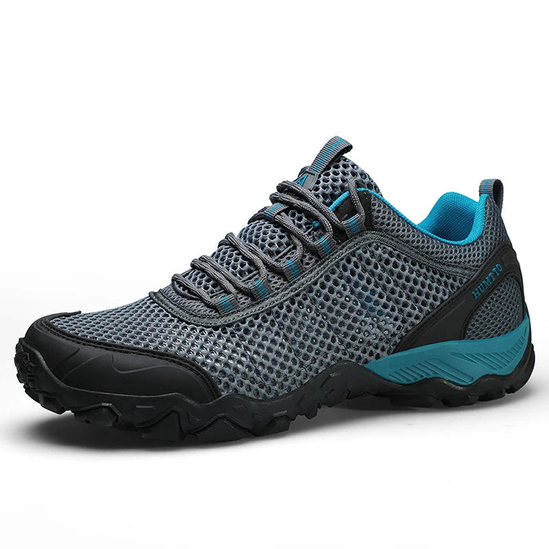 HUMTTO Herrenschuhe – rutschfeste, atmungsaktive Sport- und Sommer-Wanderschuhe für Herren, Outdoor, Luxus, Designer, Trekking, Klettern, Herren-Sneaker