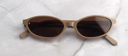 Ochelari de soare mici, ovali, din acetat, la modă, pentru femei, în stilul anilor '90; ochelari de soare vintage pentru bărbați; ochelari polarizați la modă, cu protecție UV400