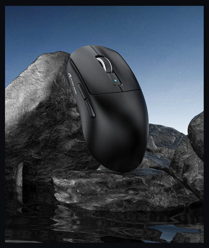 Mysz gamingowa bezprzewodowa ATTACK SHARK R6 PAW3950MAX, próbkowanie 8Khz, ultralekka 39g, Nordic 52840 MCU, optyczne mikroprzełączniki Omron