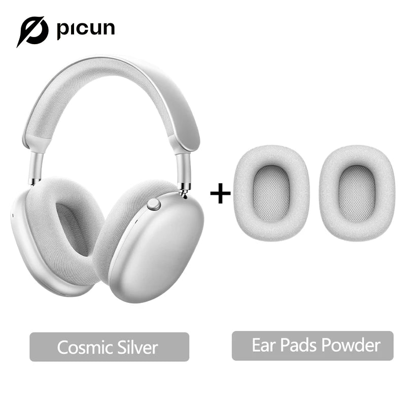 Picun F8MAX ANC kabelloser Kopfhörer, 59dB hybrides aktives Noise Cancelling, Spatial-Audio-Ohrhörer, Bluetooth 6.0, Over-Ear-Headset, 180H