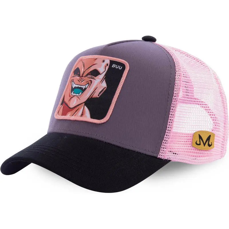 Dragon Ball Son Goku Cap Summer Travel Peaked Cap Men's Embroidery Hip-Hop Mesh Cap Style Sun Visor Baseball Cap Outdoor Sport
