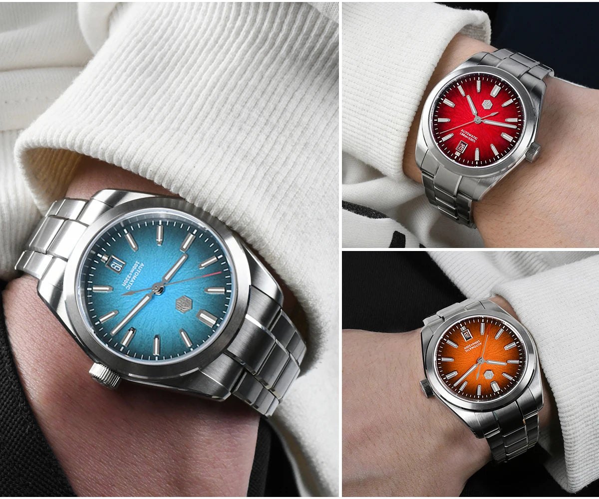 San Martin 36/39/42mm SN0144 JianZhan Gada Watch Miyota 9015 Original Design Chinese Style Dress Men Automatic Mechanical Watch