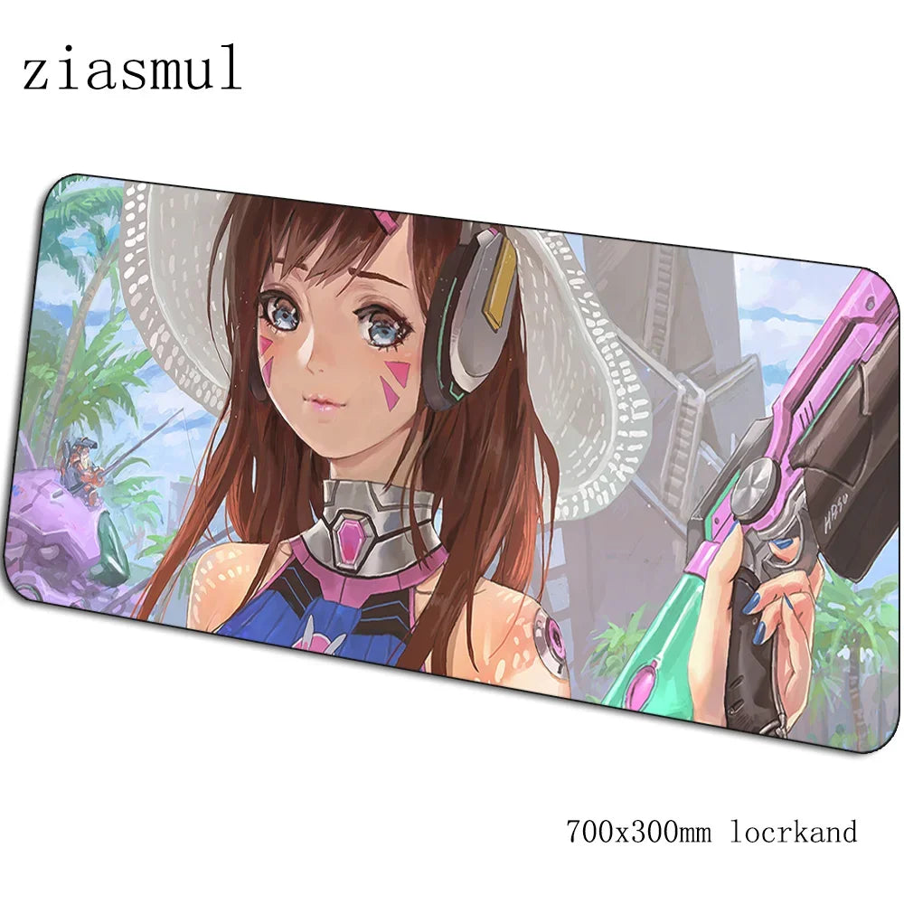DVA-pelihiirimatto 70x30cm XL, gaming-hiirimatto PC:lle ja kannettavalle, suloinen pöytämatto pelaamiseen, joululahja pelaajalle, pelimatto, gamepad