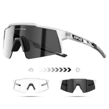 Ochelari de soare fotocromatici Kapvoe pentru ciclism, ochelari pentru bărbați, ochelari de modă, pentru bicicletă de munte, pentru ciclism în aer liber, pe șosea, ochelari de protecție, ochelari sportivi, MTB, bicicletă