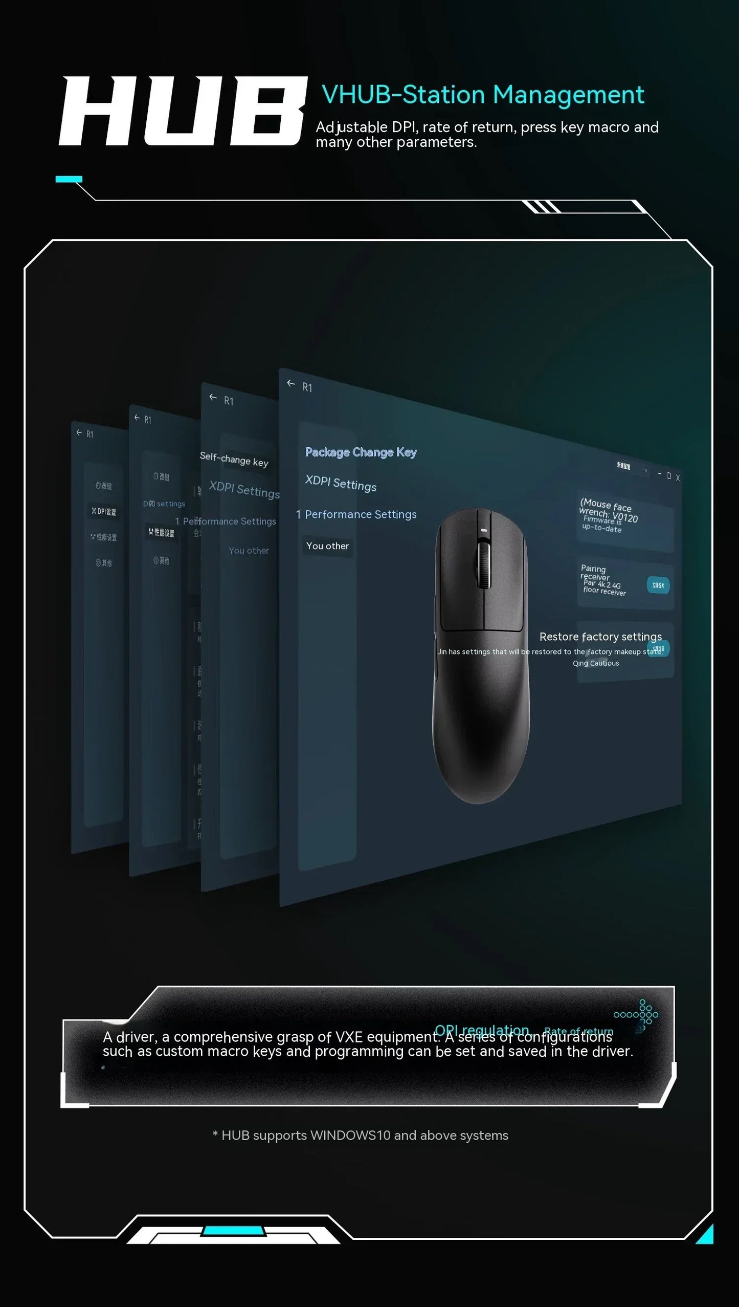 VXE Dragonfly R1 Pro Paw3395 Sensor Kabellose Maus Nordic 52840 2khz Smart Speed X Niedrige Latenz Büro-Gamer-PC-Gaming-Maus