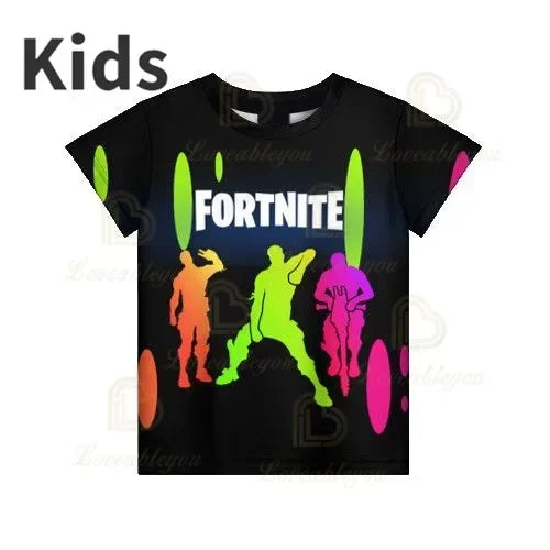 Camiseta 3D Red Jade Fortnite Anime Battle Royale para hombre, mujer y niños - Camiseta Pelly, regalo de cumpleaños para niñas y niños