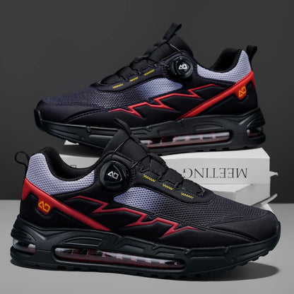 Zapatillas de running para hombre de primavera y verano, calzado de senderismo para exteriores, zapatillas de trail resistentes al desgaste con cierre BOA, transpirables, de estilo deportivo y casual