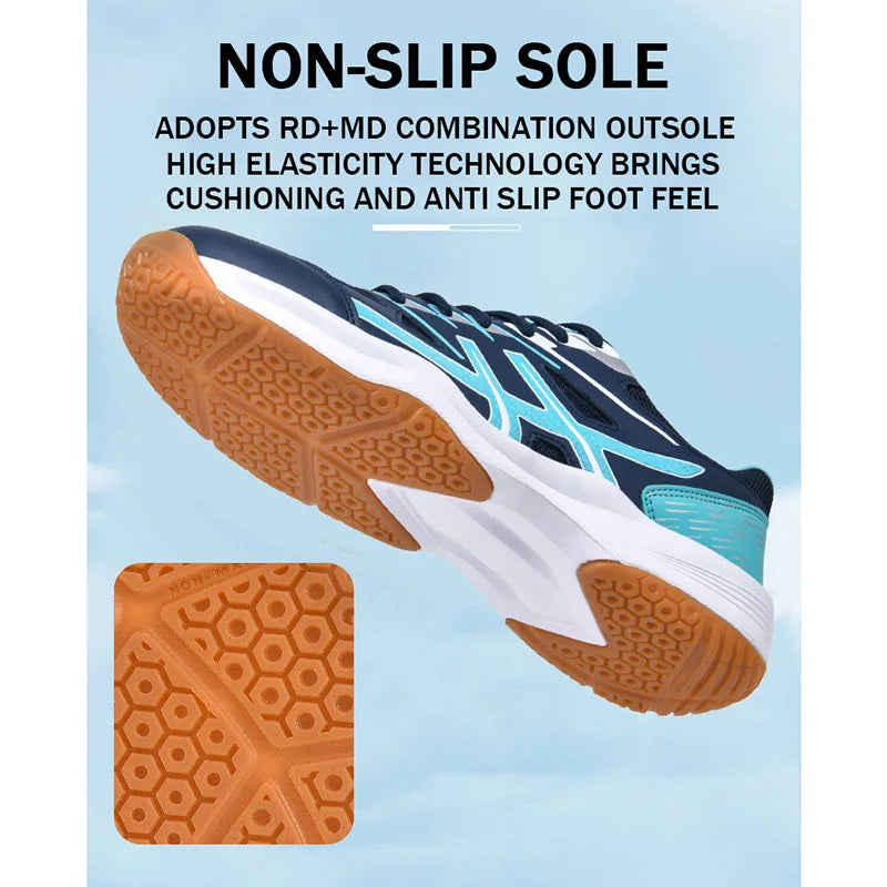 TaoBo New High-Quality Men's Badminton Shoes Size 36-45, Tennis Shoes, Outdoor Sports Pro Handball Sneakers for Men and Women