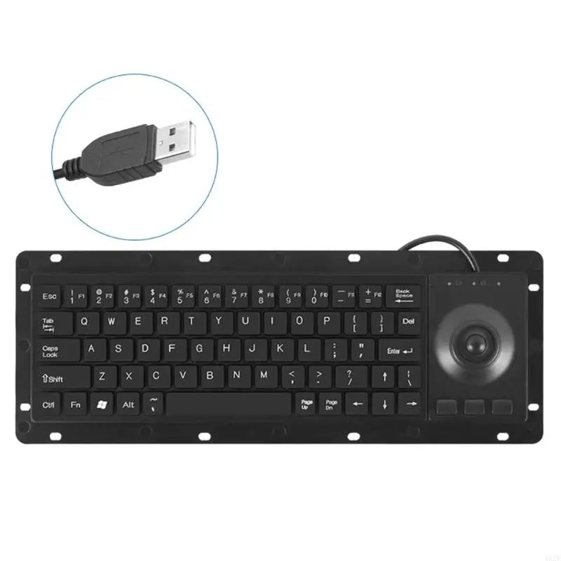 1pc Industrial USB Touch Board Keyboards with Touchpads and High Durability for Medical and Security Systems