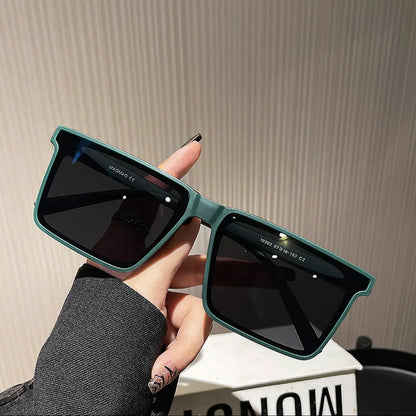Vazrobe 160 mm Ochelari de soare supradimensionați pentru bărbați, polarizați, negri, unisex, cu ramă mare și groasă, mărime XXL