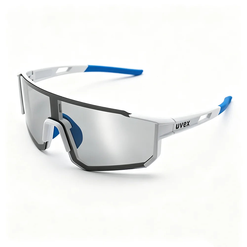 Ochelari fotocromatici pentru bicicletă – Ochelari pentru ciclism de șosea, mountain bike și viteză – pentru bărbați și femei – sporturi în aer liber – ciclism – ochelari de soare pentru bicicletă – cu cutie